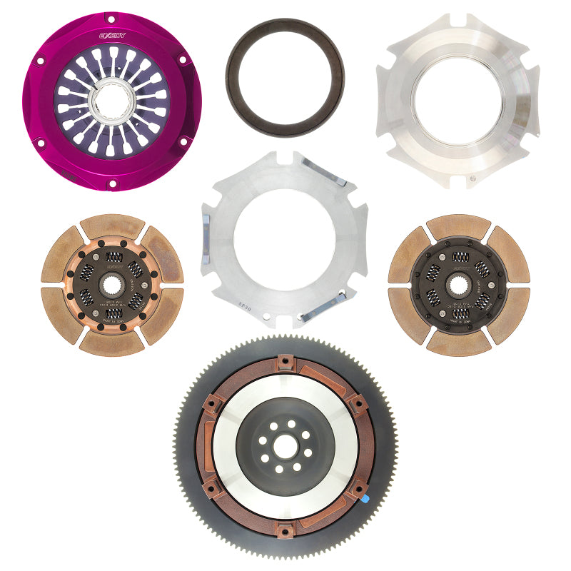 Exedy 2004-2014 Subaru Impreza WRX STI H4 Hyper Twin Cerametallic Clutch Disc Spring Tipo Pull