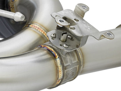 Escapes aFe MACHForce XP Cat-Back SS 16-17 BMW 340i/iX 440i/iX (F3X) L6-3.0L (B58) com ponteiras pretas