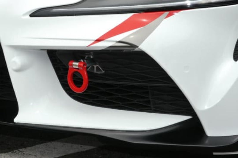 Gancho de Reboque Dianteiro Dobrável Cusco 2020+ Toyota Supra (A90) 3.0L Turbo - Vermelho