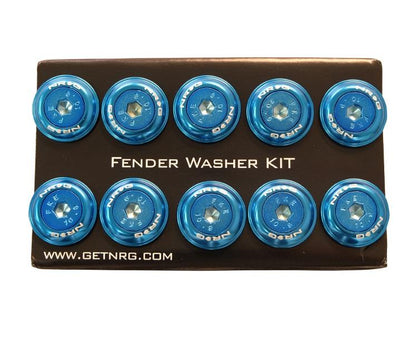 NRG - FENDER WASHER KIT; RIVETS FOR PLASTIC; COLOR MATCHED; SET OF 10