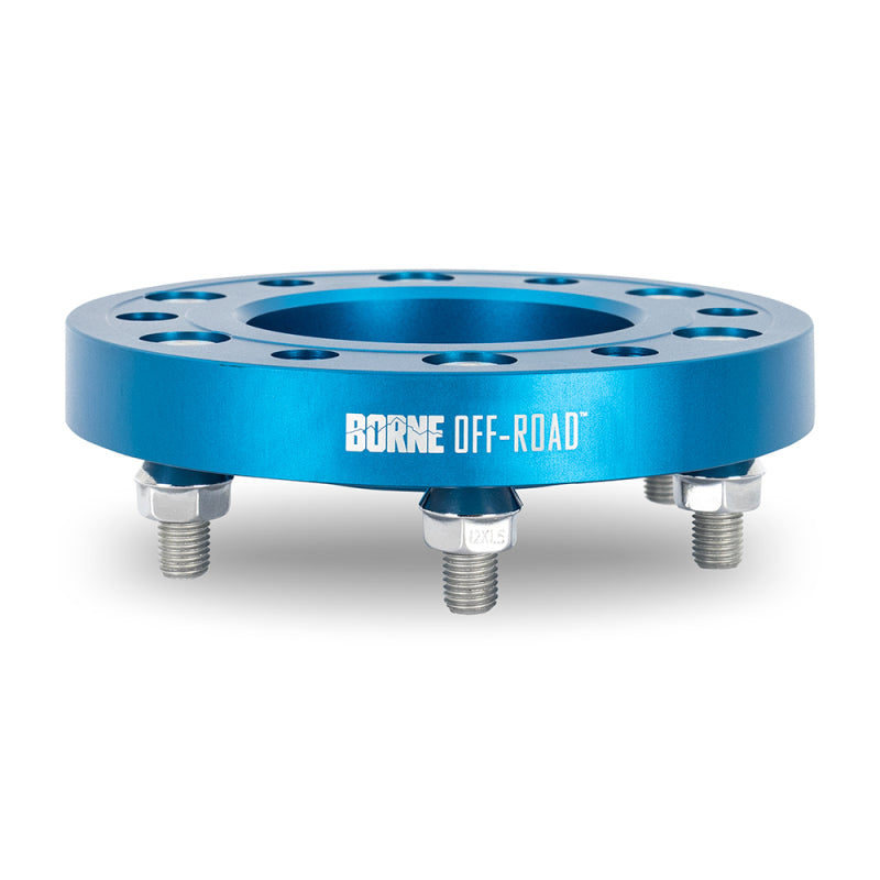 Mishimoto Wheel Spacers - 6x139.7 - 78.1 - 50mm - M14x1.5 - Blue