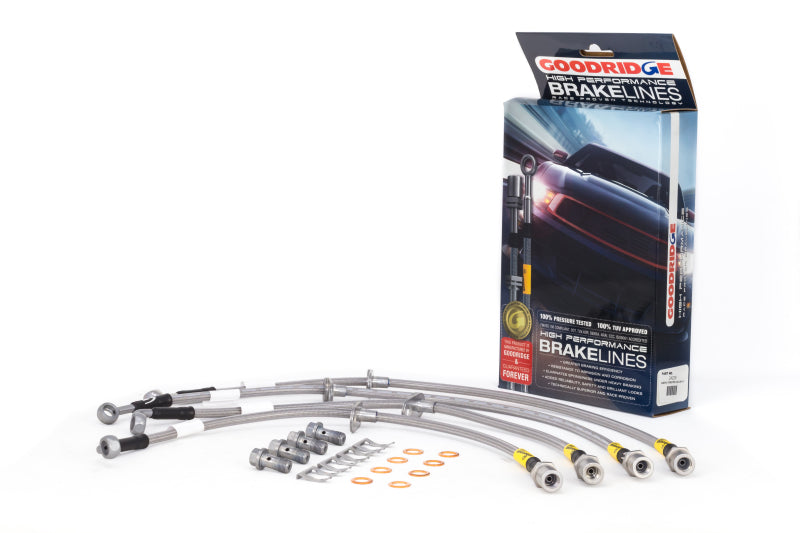 Goodridge 13-15 Subaru Crosstrek XV (Todos los modelos) SS Kit de línea de freno