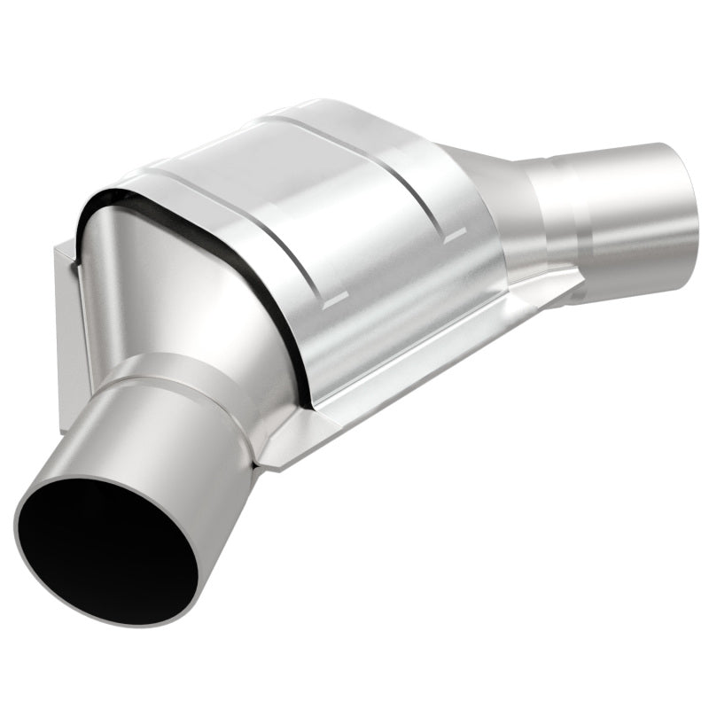MagnaFlow Universal Catalytic Converter 2.50inch Angled Inlet/Outlet