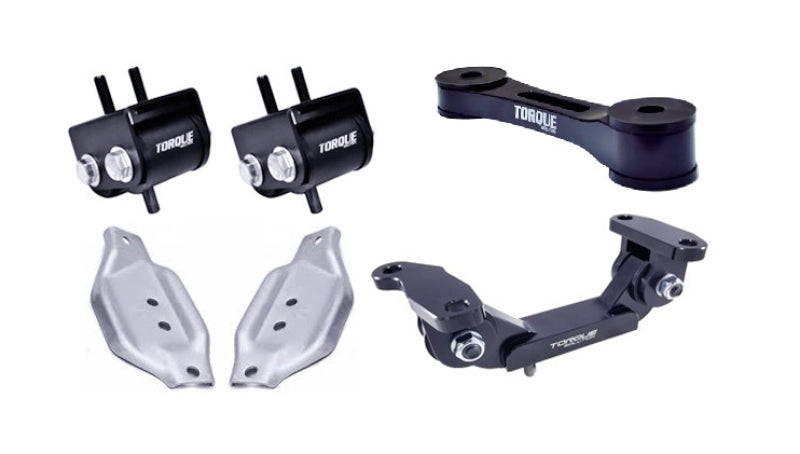 Torque Solution Motor / Trans / Kit de montaje de paso con placas de montaje: Subaru WRX 02-14 / STI 04+