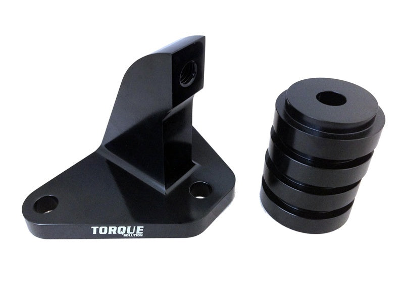 Torque Solution Eliminador de barra de bigote con bujes sólidos: 01-06 Mitsubishi Evolution 7/8/9