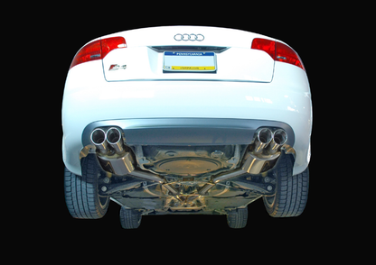 AWE Tuning Audi B7 S4 Track Edition Exhaust - Polished Silver Tips