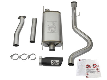 aFe MACHForce XP Cat-Back SS com pontas pretas 16 Toyota Tacoma V6-3.5L