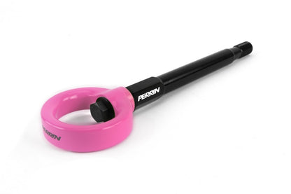 Perrin 08-14 Subaru WRX/STI Kit de gancho de remolque (delantero) - Hyper Pink