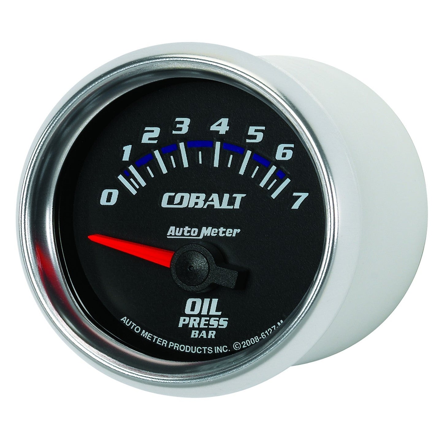 AutoMeter - 2-1/16" OIL PRESSURE, 0-7 BAR, AIR-CORE, COBALT (6127-M)