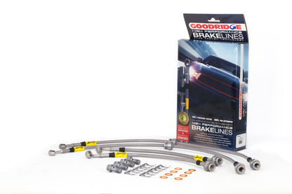 Kit de linhas de freio de aço inoxidável Goodridge 09-13 Nissan Maxima todos os modelos