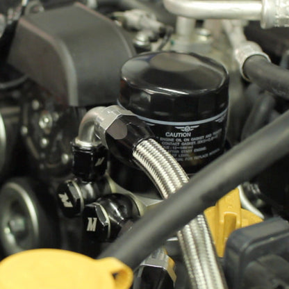 Kit de refrigerador de óleo termostático Mishimoto 13+ Subaru BRZ/Scion FR-S - Prata