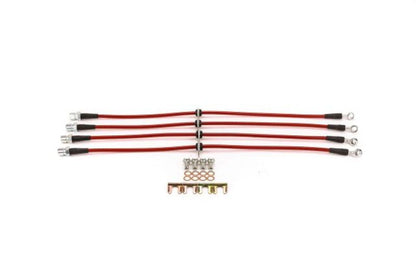 Power Stop 12-15 Chevrolet Camaro Kit de manguera de freno trenzada delantera y trasera SS