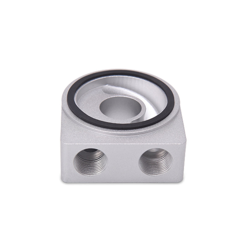 Placa de sándwich de aceite Mishimoto Silver M20