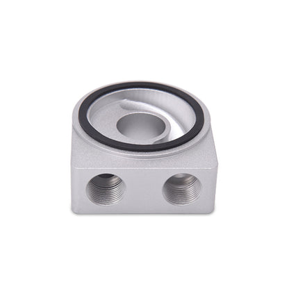 Placa de sándwich de aceite Mishimoto Silver M20