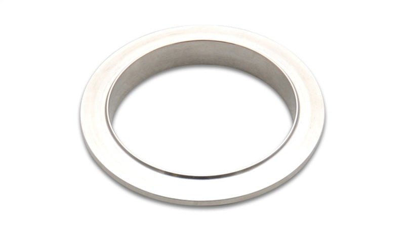 Flange de banda em V de aço inoxidável vibrante para tubulação OD de 2,25 pol. - Macho
