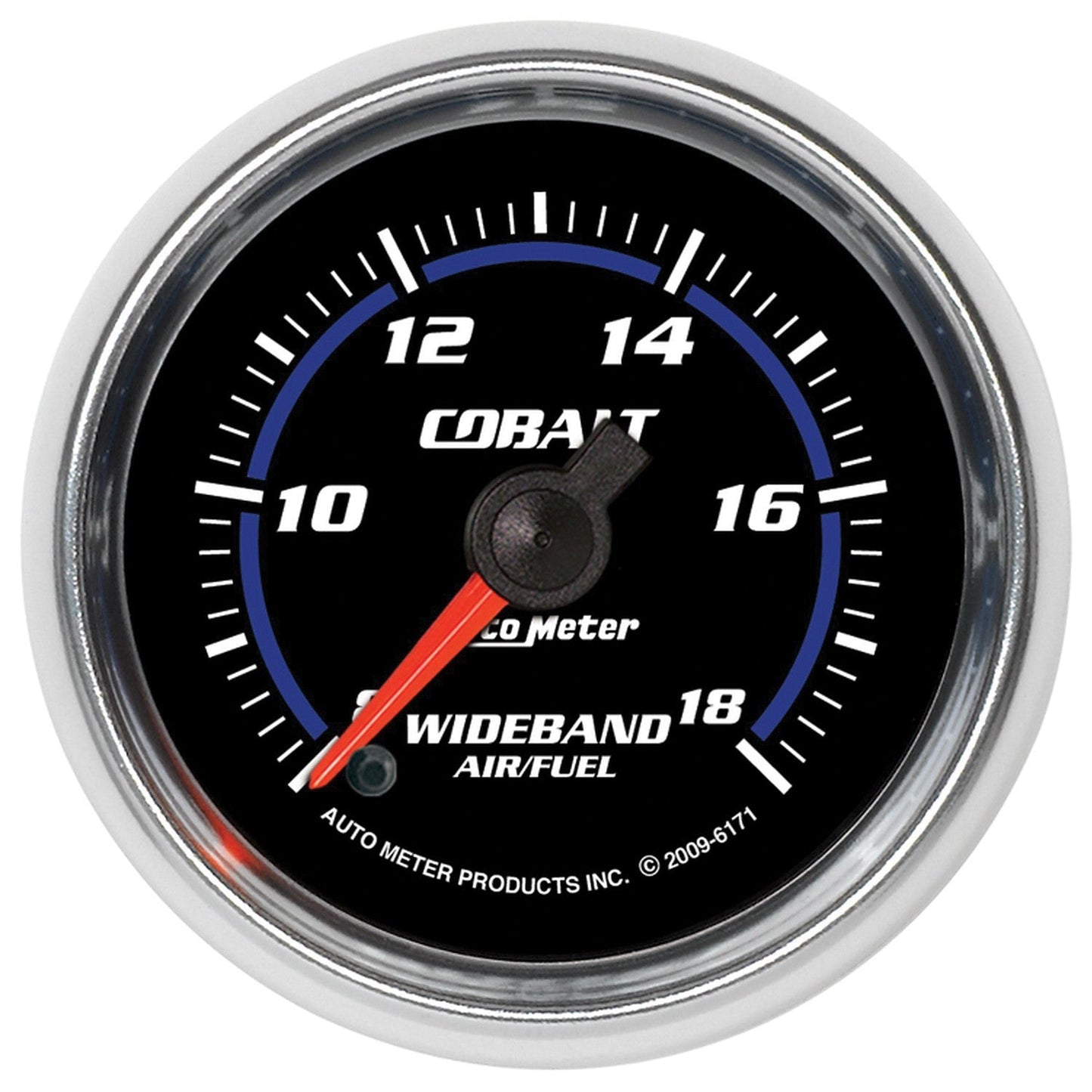 AutoMeter - 2-1/16" WIDEBAND AIR/FUEL RATIO, ANALOG, 8:1-18:1 AFR, COBALT (6171)