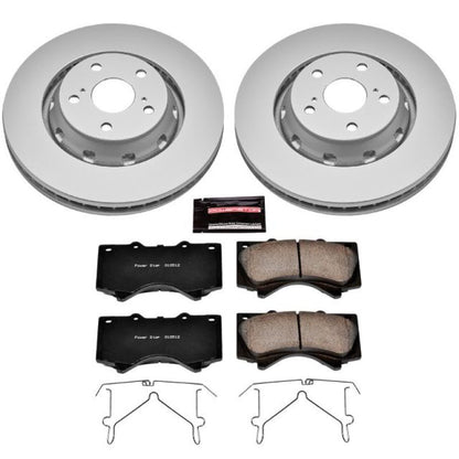 Power Stop 16-18 Lexus LX570 dianteiro Z17 Evolution Kit de freio revestido Geomet