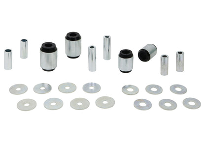 Whiteline Plus 02-09 Lexus GX470 / 06+ Toyota FJ Cruiser Fr C/A - Lwr Kit de bucha interna dianteira e traseira