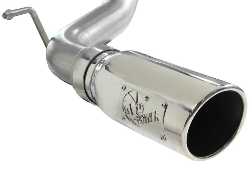 Escape de aço inoxidável aFe MACH Force XP 3 pol Cat-Back com ponta polida Toyota Tacoma 13-14 4,0 L