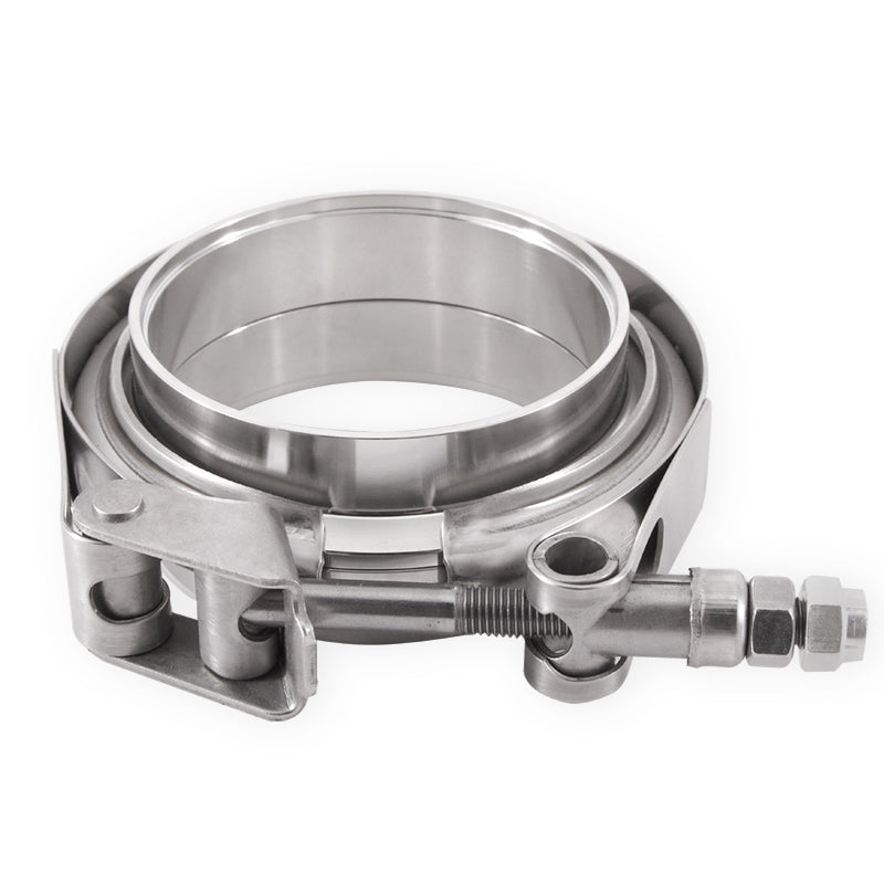 Braçadeira de banda em V de aço inoxidável Mishimoto 1,75 pol. (44,45 mm)