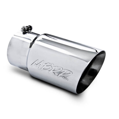 MBRP Universal Tip 6 OD Dual Wall Angled 5 entrada 12 longitud