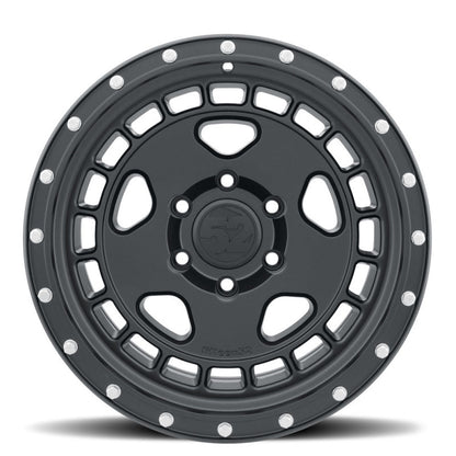 quinze52 Turbomac HD 17x8.5 6x139.7 0mm ET 106.2mm Furo central Asfalto Roda preta
