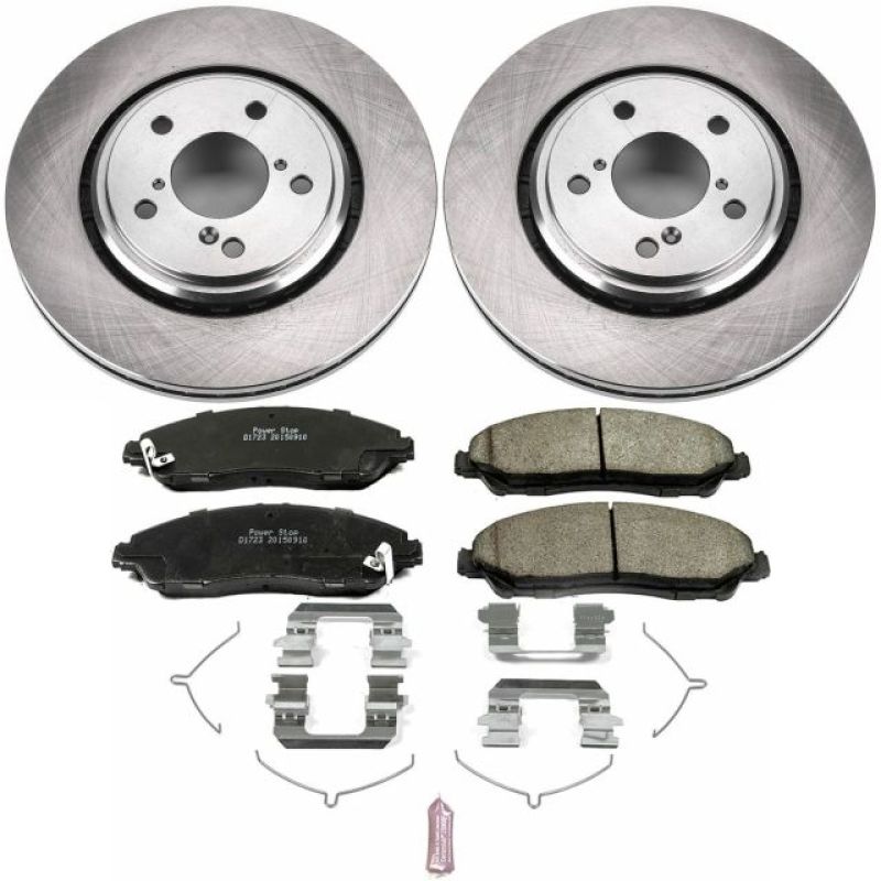 Power Stop 17-19 Acura MDX Juego de frenos delanteros especiales para automóviles