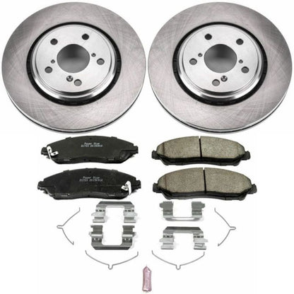 Power Stop 17-19 Acura MDX Juego de frenos delanteros especiales para automóviles