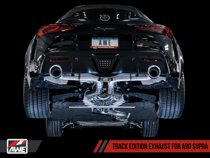 Escape AWE Tuning 2020 Toyota Supra A90 Track Edition - pontas cromadas de 5 pol.