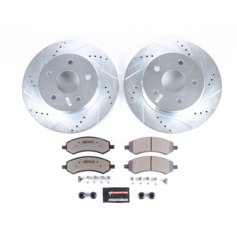 Power Stop 07-09 Chrysler Aspen Front Z36 Kit de freno de camión y remolque