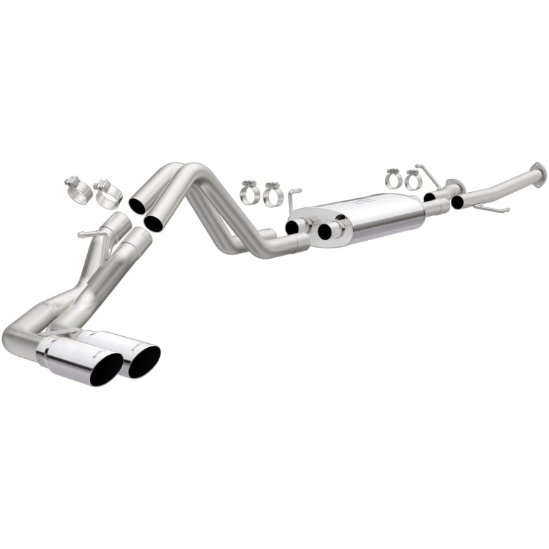 MagnaFlow 14 Toyota Tundra V8 4.6L/5.7L Inoxidável C/b Escape Dupla passagem lateral. pneu traseiro