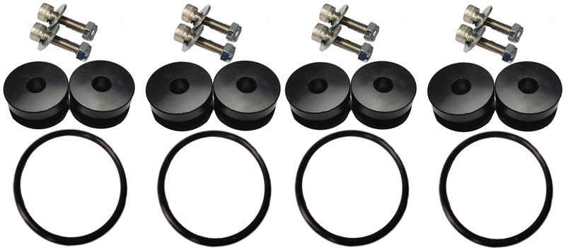 Torque Solution Billet Bumper Quick Release Kit Combo (Negro): Universal