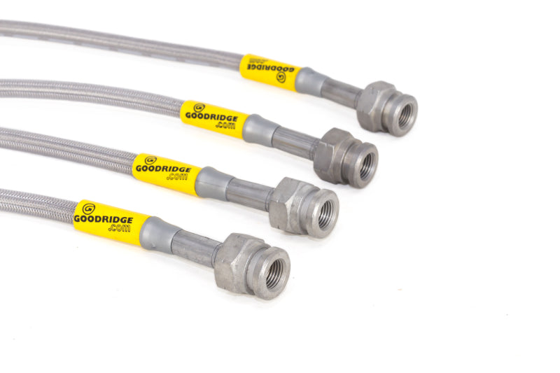 Kit de linhas de freio de aço inoxidável Goodridge 04-13 Mazda 3/Mazdaspeed3