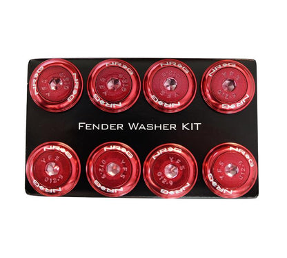 NRG - FENDER WASHER KIT; RIVETS FOR PLASTIC; COLOR MATCHED; SET OF 8