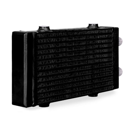 [GARAGE SALE] - Mishimoto Universal Small Bar and Plate Dual Pass Black Oil Cooler