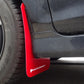 Rally Armor 13-19 Ford Fiesta ST Black UR Mud Flap w/Silver Logo