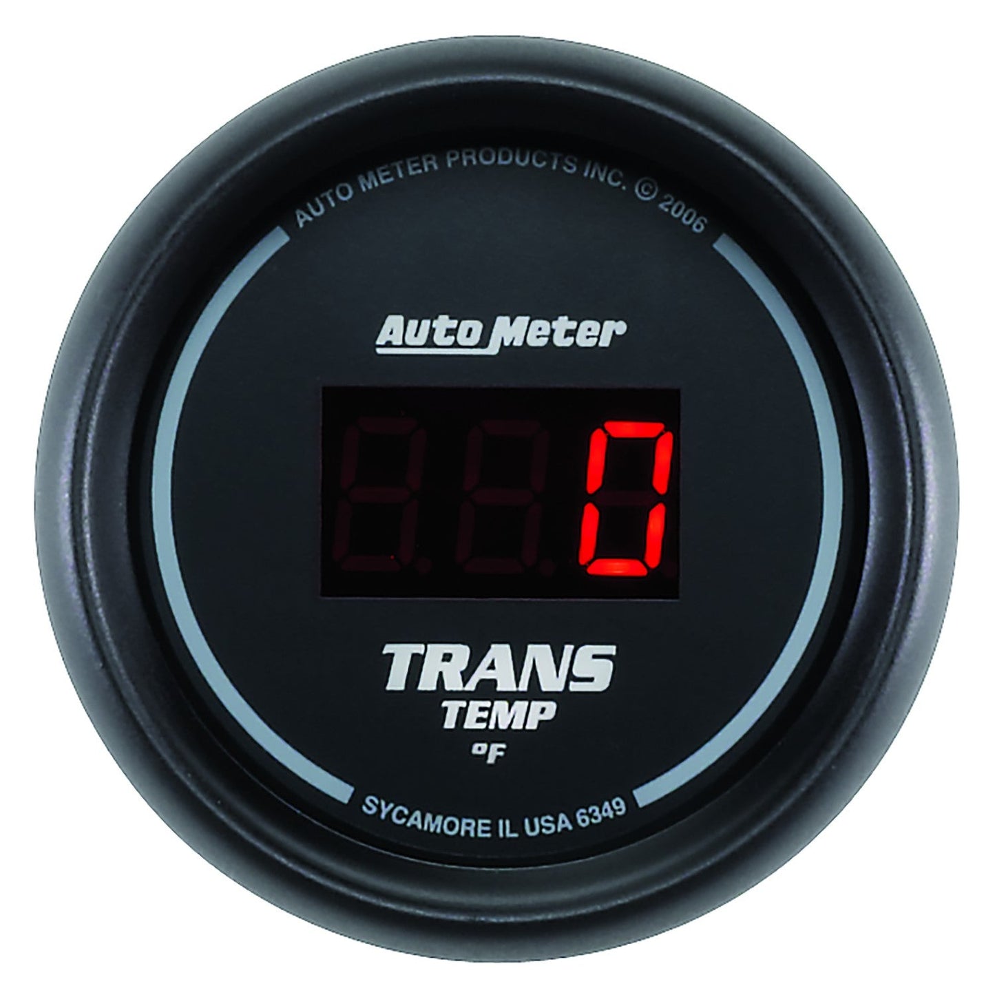 AutoMeter - 2-1/16" TEMPERATURA DE TRANSMISSÃO, 0-340 °F, SPORT-COMP DIGITAL (6349)
