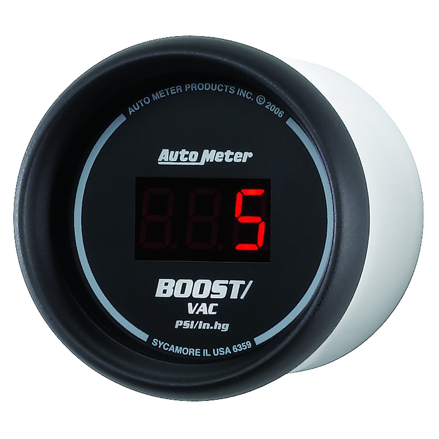 AutoMeter - 2-1/16" BOOST/VACUUM, 30 IN HG/30 PSI, SPORT-COMP DIGITAL (6359)