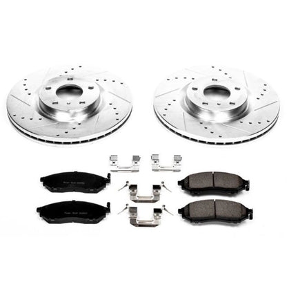 Power Stop 08-12 Infiniti EX35 Delantero Z23 Evolution Sport Kit de Freno