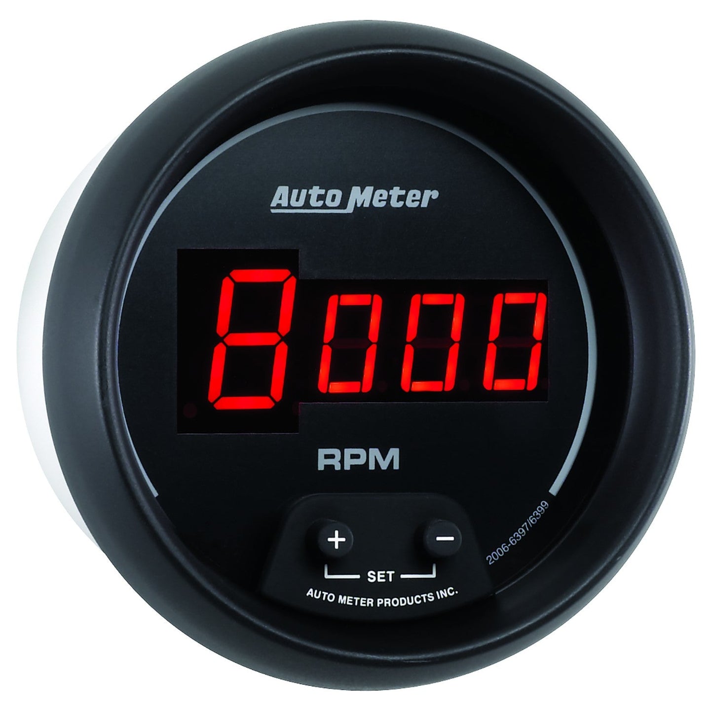 AutoMeter - 3-3/8" IN-DASH TACHOMETER, 0-10,000 RPM, SPORT-COMP DIGITAL (6397)