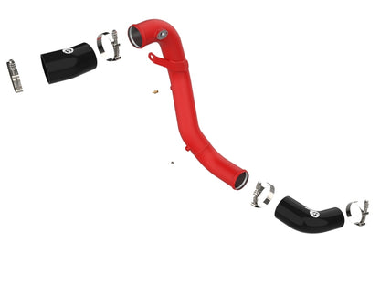 aFe Kia Stinger 18-22 V6-3.3L (tt) BladeRunner Tubo de carga fría - Rojo
