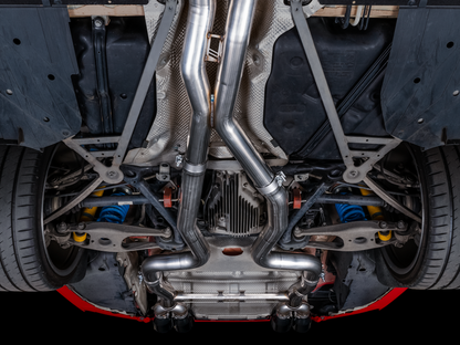 Escape BMW F8X M3/M4 Track Edition Catback AWE Tuning - Diamond Black Tips
