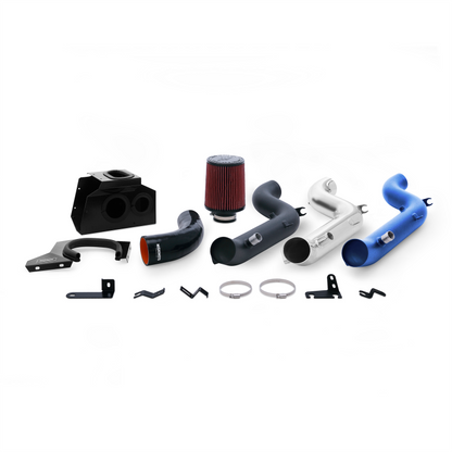 Mishimoto 2016 Ford Focus RS 2.3L Performance Kit de admissão de ar - Rugas Azul Nitro