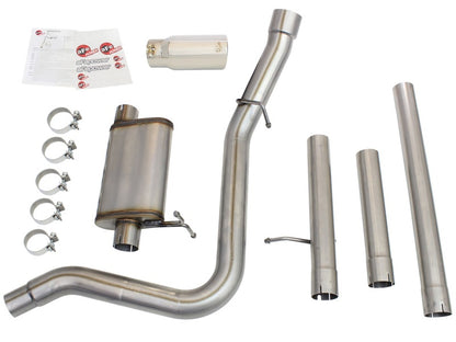 Escape MACHForce XP 3in-3.5in SS Single Side Ext CB w/ Polish Tip 99-04 Ford F-250 V8 5.4L/6.8L