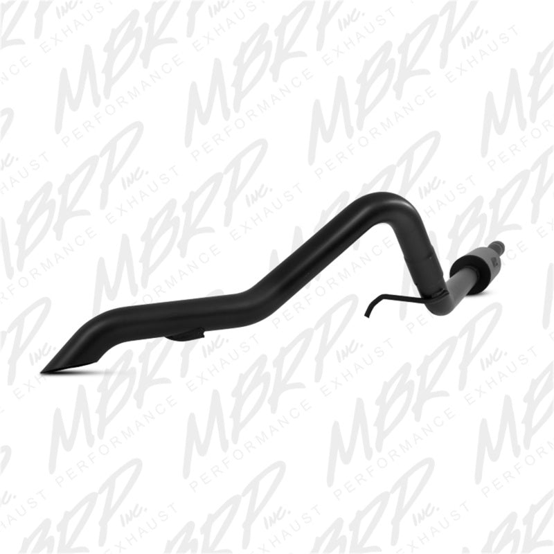 MBRP 2007-2009 Jeep Wrangler (JK) 3.8L V6 4 dr Off-Road Tail Pipe Silenciador antes del eje