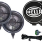 Hella 500 Series 12V Black Magic Halogen Driving Lamp Kit