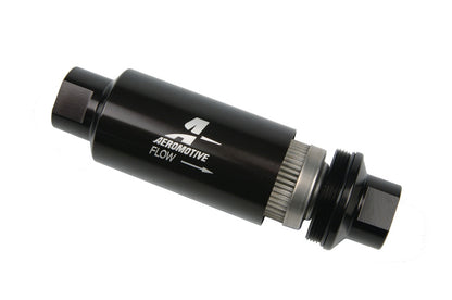Filtro em linha aeromotivo - AN-10 - preto - 100 mícrons