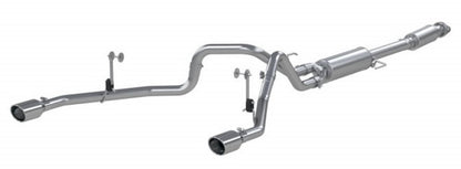 MBRP 2021+ F-150 2.7L/ 3.5L Ecoboost, 5.0L 3in Cat Back 2.5in Dual Split Trasero