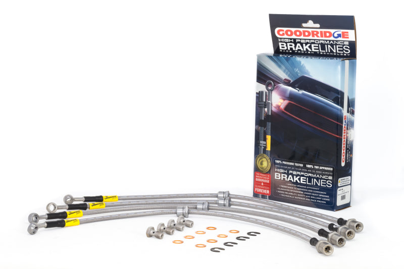 Goodridge 11/92-01 Impreza 2&amp;4wd con líneas de freno de disco trasero
