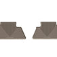 WeatherTech 14+ Chevrolet Silverado Rear Rubber Mats - Black